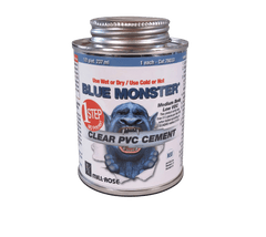 Mill-Rose 76032 Blue Monster 8 oz Fast Set Plastic Blue Pipe Cement