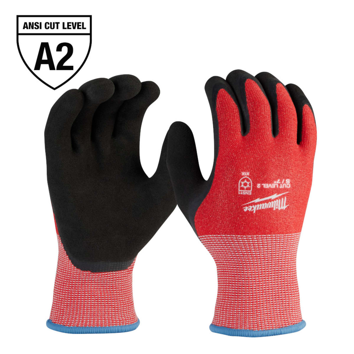 Milwaukee 48-73-7920B Cut Level 2 Winter Dipped Gloves - Small