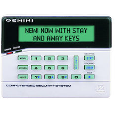 NAPCO GEM-K1CA Alphanumeric Keypads With Stay & Away Keys; Choice Of Styles