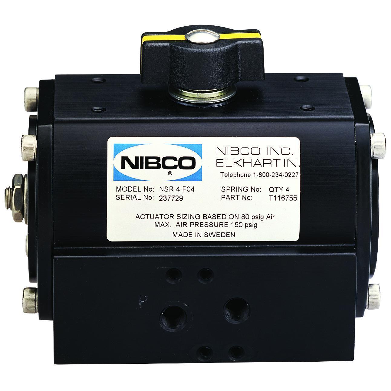NIBCO T116752 PNEUMATIC ACTUATORS