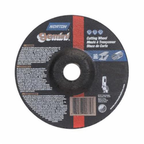 Norton 66252842036 Gemini RightCut A Type 27/42 Right Angle Cut-Off Wheel