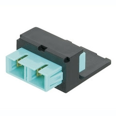 Panduit CMDAQSCZBL Mini-Com SC Fiber Adapter Module Duplex OM3/OM4 Aqua