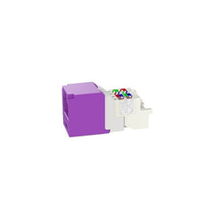 Panduit CJ688TPVL Mini-Com UTP RJ45 CAT6 TP-Style Jack Module, Violet