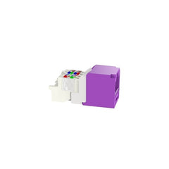 Panduit CJ688TPVL Mini-Com UTP RJ45 CAT6 TP-Style Jack Module, Violet