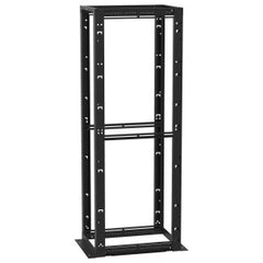 Panduit R4P 4-Post Rack, 2500 lb Load Capacity, 45 RU, 30 Deep, Black