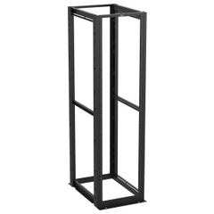 Panduit R4P 4-Post Rack, 2500 lb Load Capacity, 45 RU, 30 Deep, Black