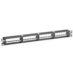 Panduit QPP48HDBL QuickNet All Metal Patch Panel 48 Port 1 RU