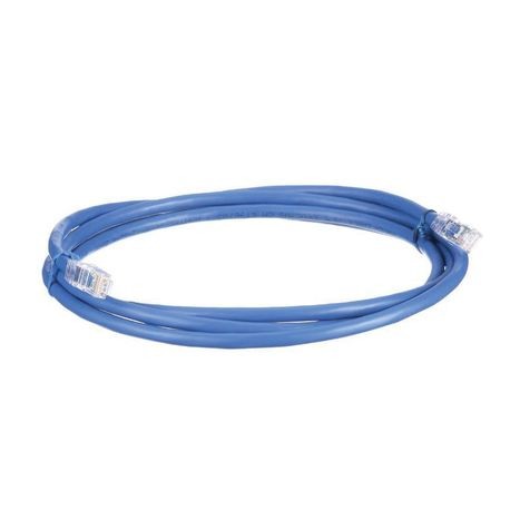 Panduit UTP6AX10BU Cat 6A 24 AWG UTP Copper Patch Cord 10 ft Blue