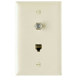 Pass & Seymour TPTELTV-I Communication Device Wall Plate