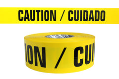 Presco SB3102Y13 Yellow 2Mil 3X1000’ Caution Cuidado Tape