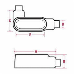 Robroy Industries PRHLL58 Plasti-Bond PRHLL58 1-1/2 Mall Ct LL B