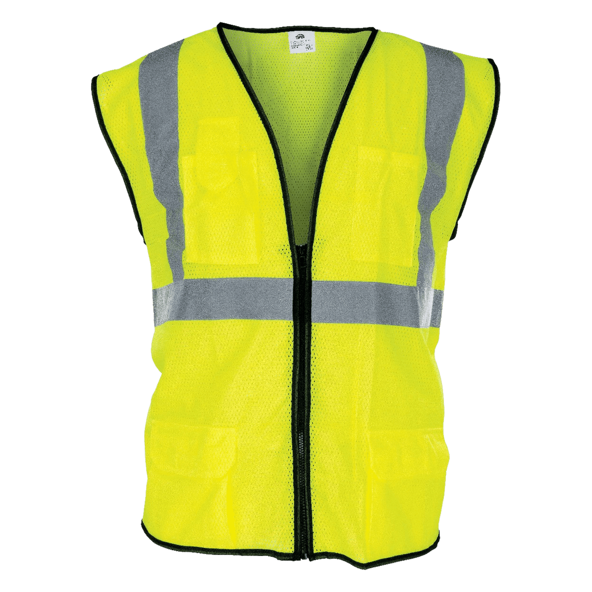 SAS 690-2211 High-Vis Class 2 Surveyor’s Vest, 2X-Large, Yellow