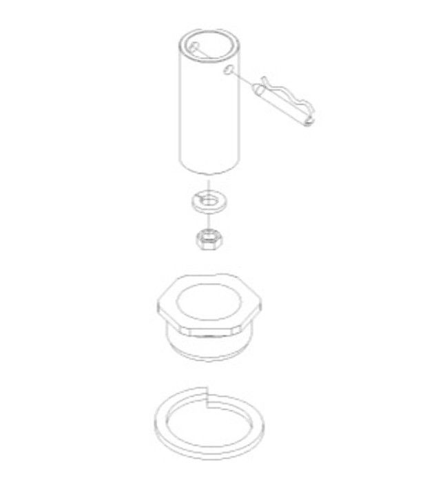 SCHNEIDER ELECTRIC AM-734 WALL BRACKETS & PARTS