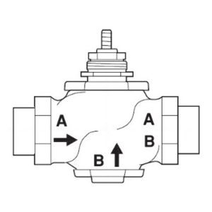 Schneider Electric VB-7224-0-4-02 Globe Valve 2 Way 1/2 in 1.3 Cv