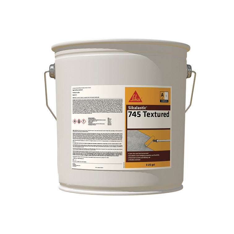 Sika 188056 Sikalastic 745 Gray Waterproofing Top Coat 4.4 Gal Kit