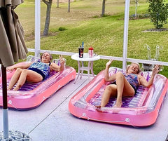 Swimline 9052 Suntan Tub Lounge | 71 Inflatable Tub Pool Lounger