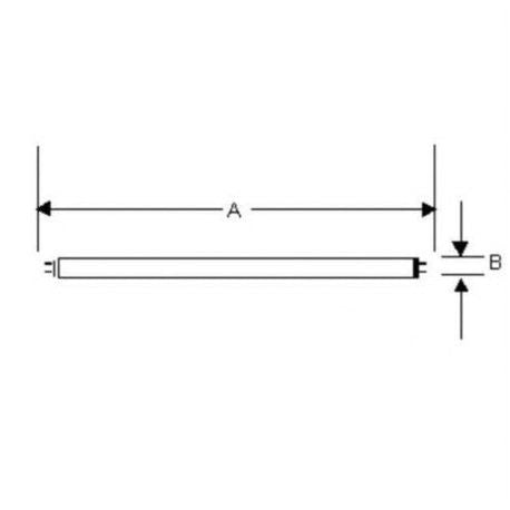 Sylvania FO32841XPSECO3/21681 32 W T8 Fluorescent Lamp