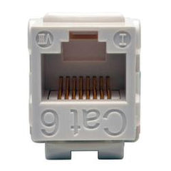 Tripp Lite N238-001-WH Cat6/Cat5e 110 Style Punch Down Keystone Jack - White TAA