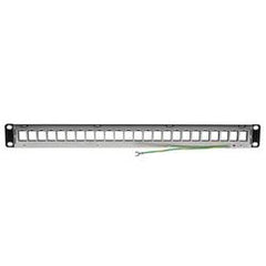 Tripp Lite N062-024-KJ-SH Shielded Blank Keystone/Multimedia Patch Panel 24 Ports Cat 5e/6