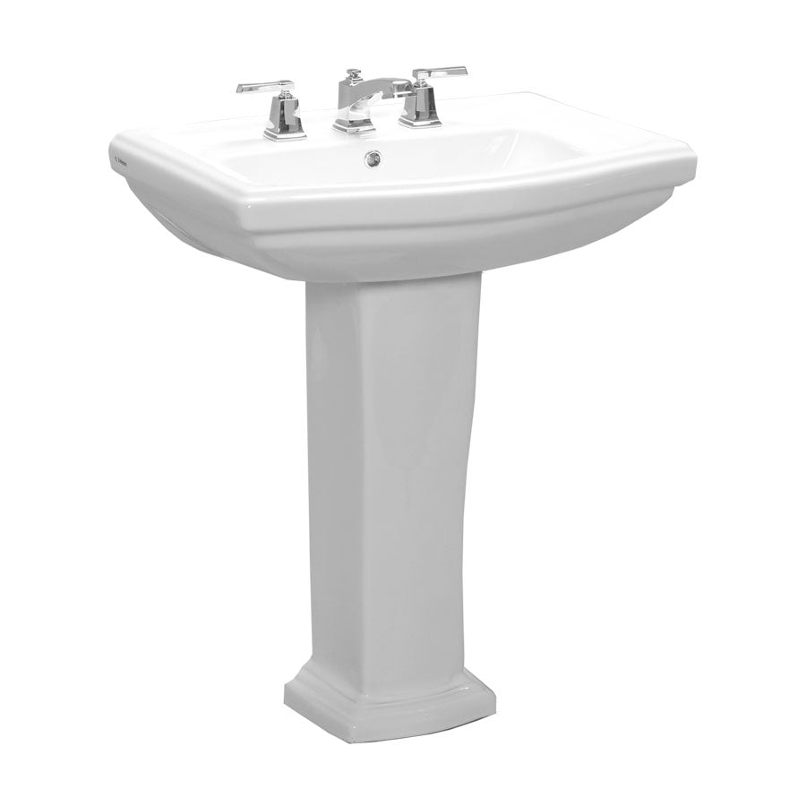 Western Pottery L233-1-W Tuscany Ped Lav Full Pedestal White – Voomi Supply