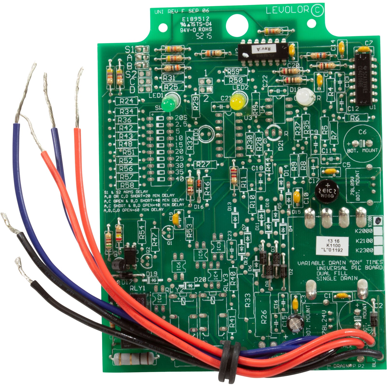 ZODIAC LEVBRD CONTROL BOARDS