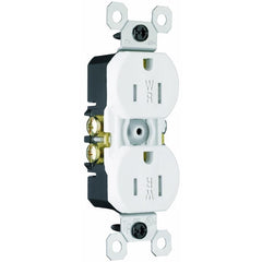 Legrand 3232TRWRW 15 Amp, 125 Volt, Weather & Tamper-Resistant Straight Blade Receptacle, White