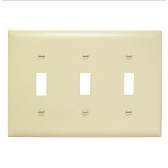 Legrand-Pass & Seymour TP3I Wall Plate 3 Gang Toggle Switch