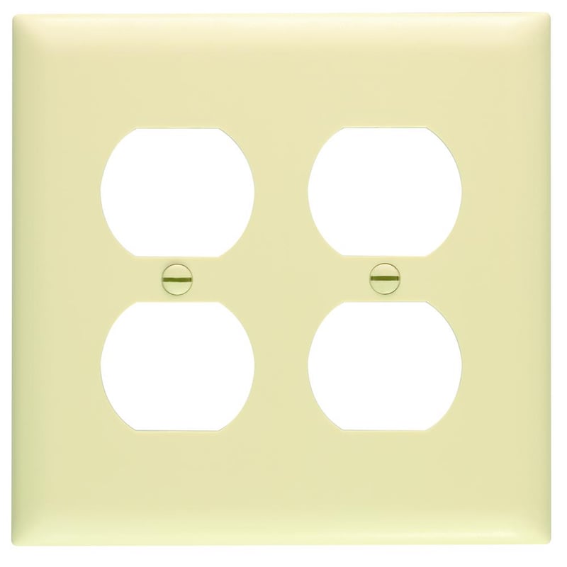 Legrand-Pass & Seymour TP82I Wall Plate Power 2 Gang Duplex