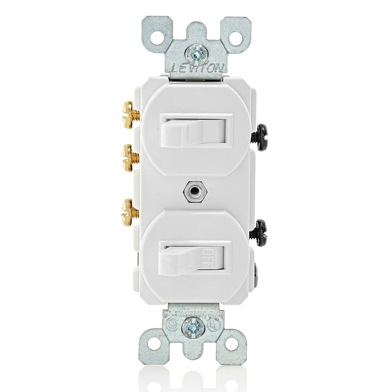 LEVITON 5241-W TOGGLE SWITCHES