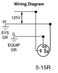 Leviton 1374-1W Snap-In Receptacle 15 Amp 125 Volt Replacement MPN 1374-1W