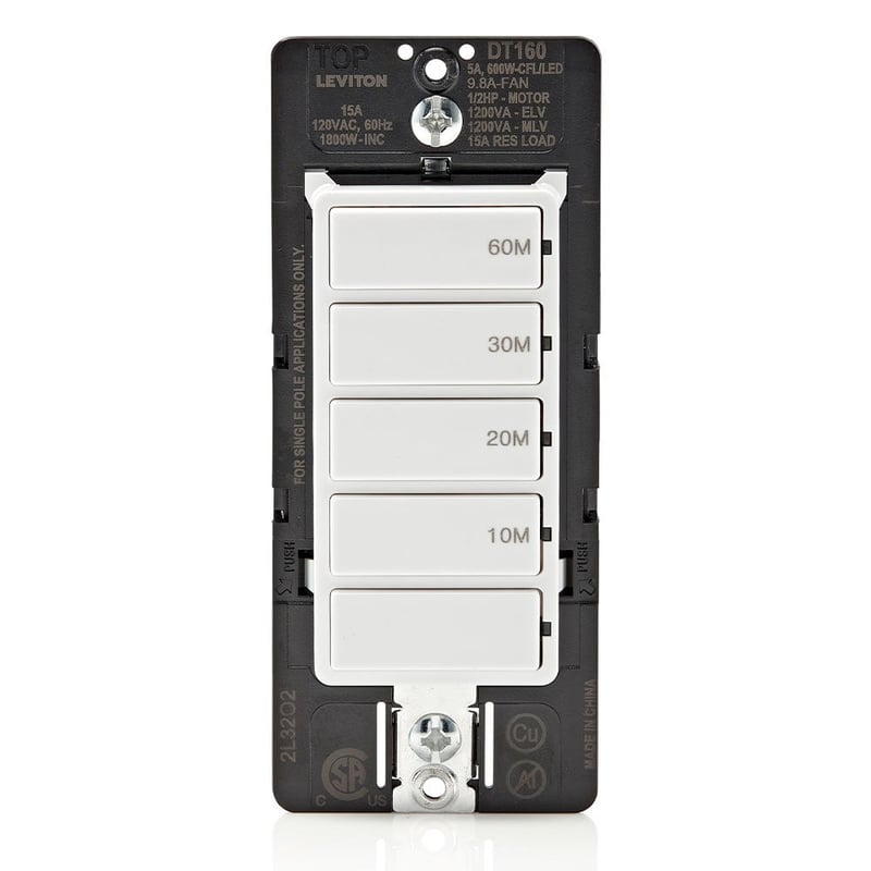 LEVITON DT160-1LW TIMERS