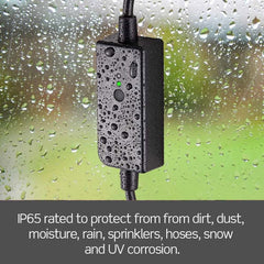 Leviton D215O-1RE 3 Way, Wi-Fi Outdoor Plug-In Switch, 120 Volt, Black