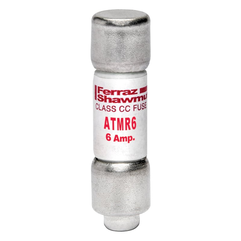 Mersen ATMR6 6 Amp, 600 Volt, Class CC, Fast Acting Midget Fuse