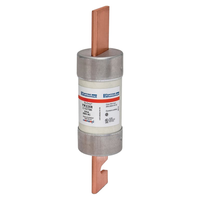 Mersen TR225R 225 Amp, 250 Volt, Class RK5 Time Delay Fuse