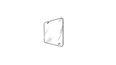 Mulberry 11301 4 11/16IN Square Cover, Blank