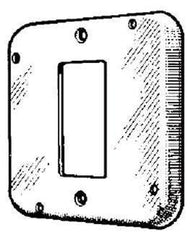 Mulberry 11532 4 11/16IN Square, 1/2IN Raised Cover, GFI