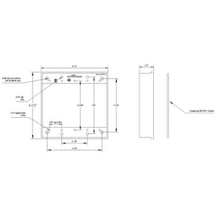 Mulberry 30273 Weatherproof Box Extension 2 Gang No Outlets