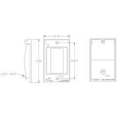 Mulberry 30537 Weatherproof Cover Vertical Gray