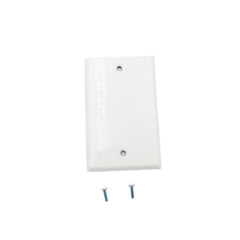 Mulberry 86151 1 Gang Blank Wall Plate, Standard Size