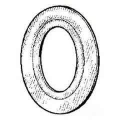 Mulberry 40040 3 1/2IN x 3IN Reducing Washer, Galvanized Steel