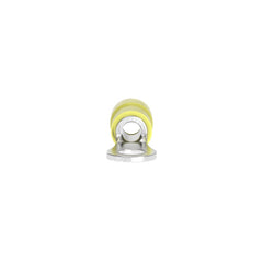 Panduit EV10-10RB-Q Stronghold Vinyl Insulated Ring Terminal, 12-10 AWG, #10 Stud Size