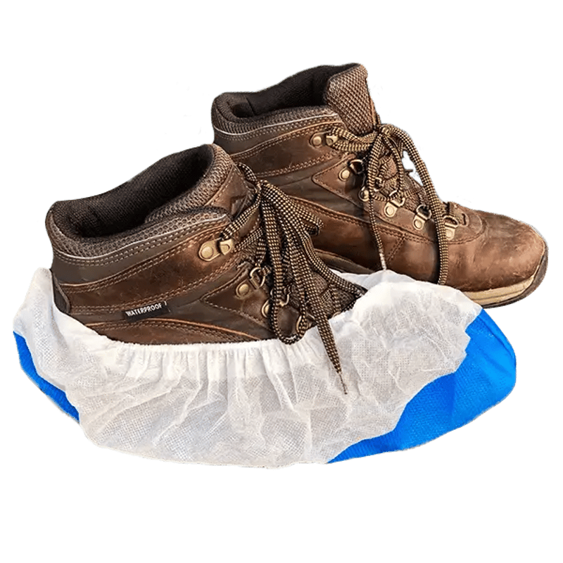 Rack-A-Tiers 47099BB Booties - Waterproof Shoe Covers, 6/Pack