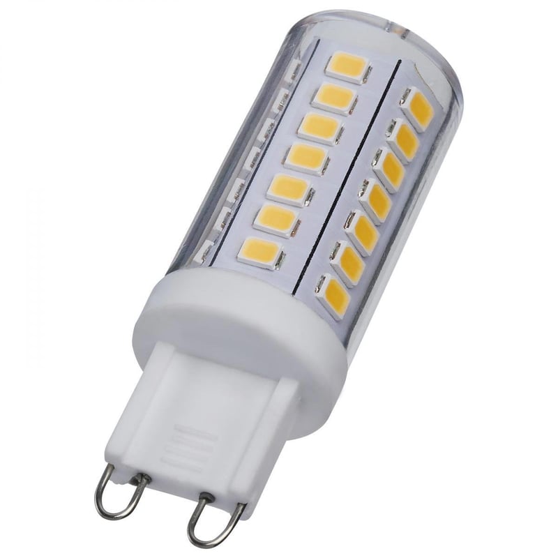 Satco S12130 5 Watt Mini LED, G9 Base, 3000K, Clear Finish, 120 Volt