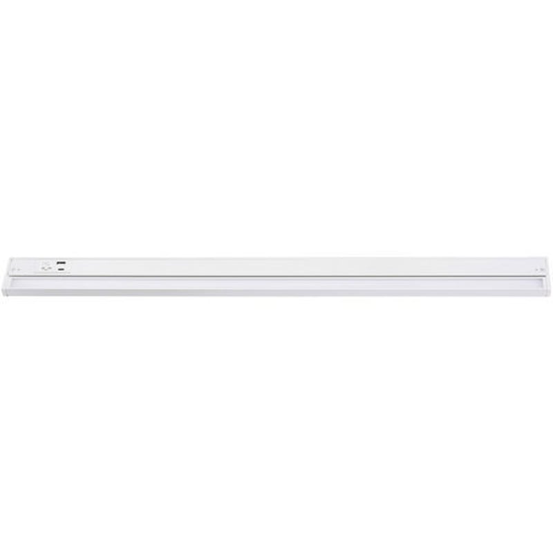 AFX ELNU32WH ELENA 32 LED Undercabinet Light with Charging Ports and Pivoting Light Bar - White