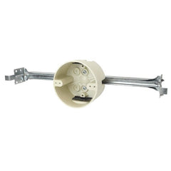 Allied Moulded Products 9350-BHK 4IN Round Fixture Support Box, New Work
