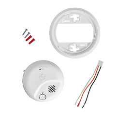 BRK 1046884 SMICO105-AC Interconnectable Ion Smoke & CO Alarm W/10-YR Battery Backup