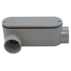 CANTEX 5133650 1/2IN LR Conduit Body, PVC