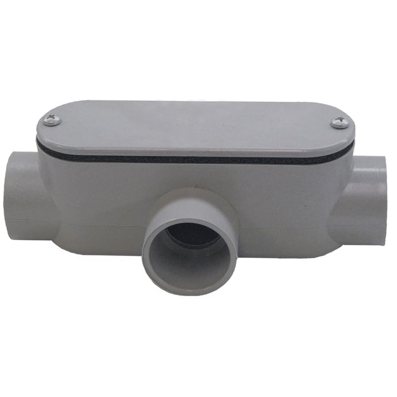 CANTEX 5133564 Conduit Body PVC 3/4IN T