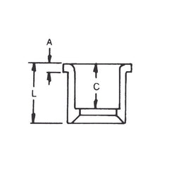 CANTEX 5142227 4IN x 4IN Reducer Bushing, PVC