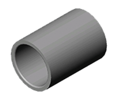 CANTEX 6141634 6IN Coupling, PVC